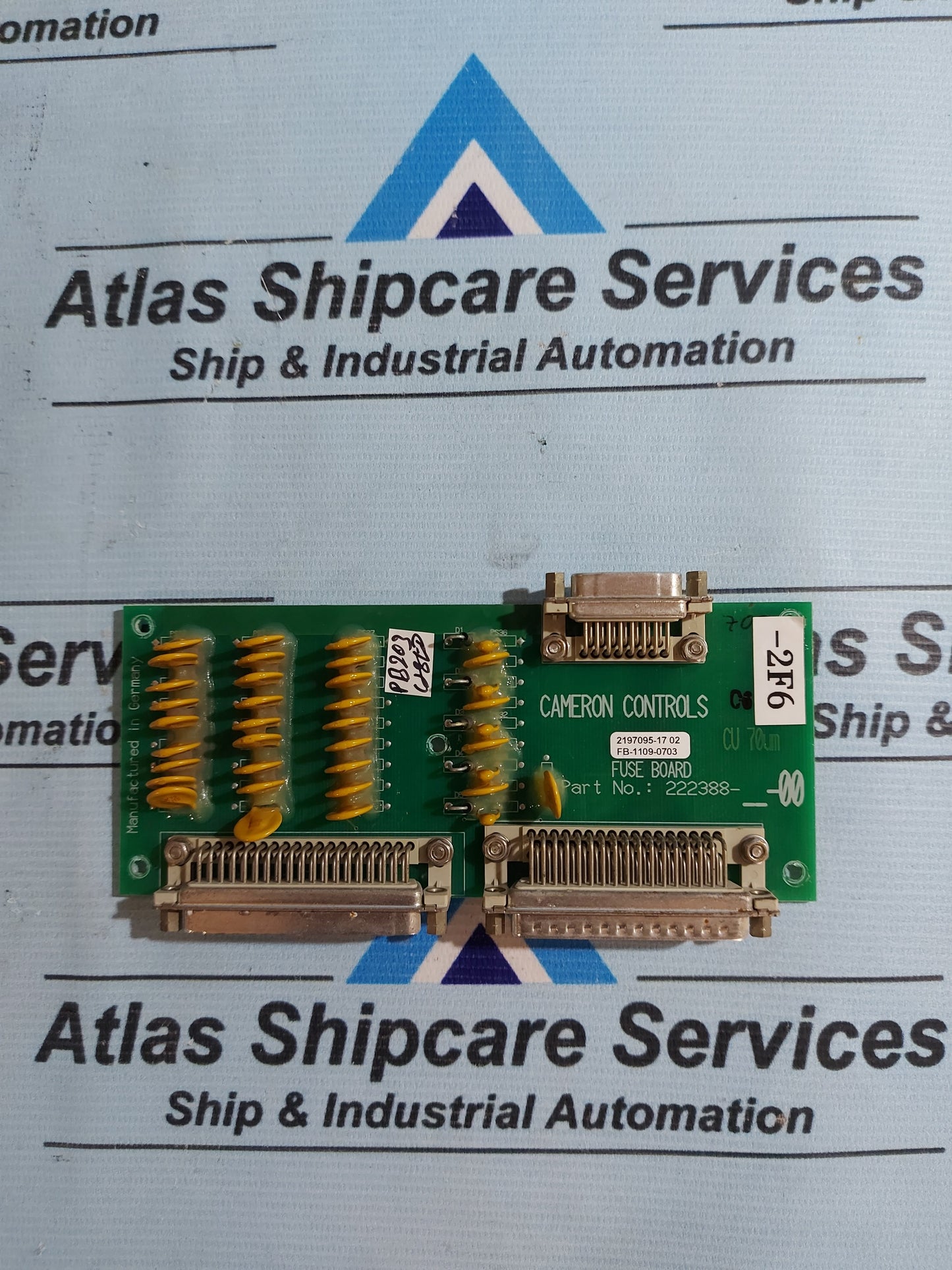CAMERON CONTROLS 2197095-17 02 FUSE BOARD