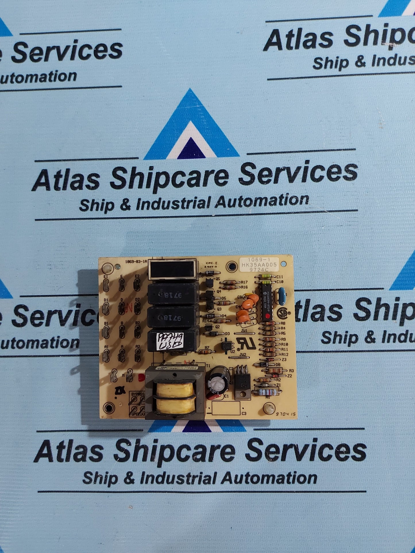 CARRIER BRYANT PAYNE HK35AA005 SEQUENCE TIMER CONTROL CIRCUIT BOARD 1069-1