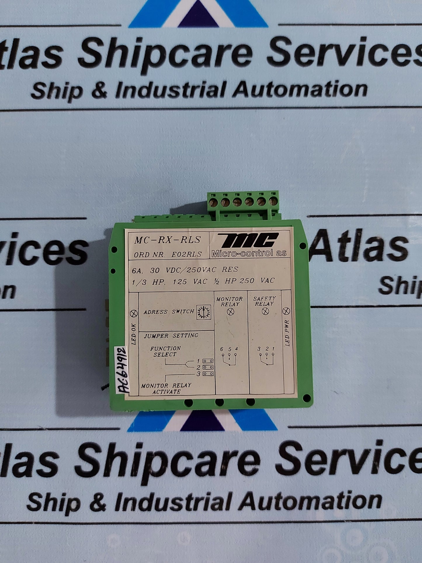 CAVOTEC MICRO CONTROL AS ALTERNATIVE RELAY MC-RX-RLS M5-1032-0290