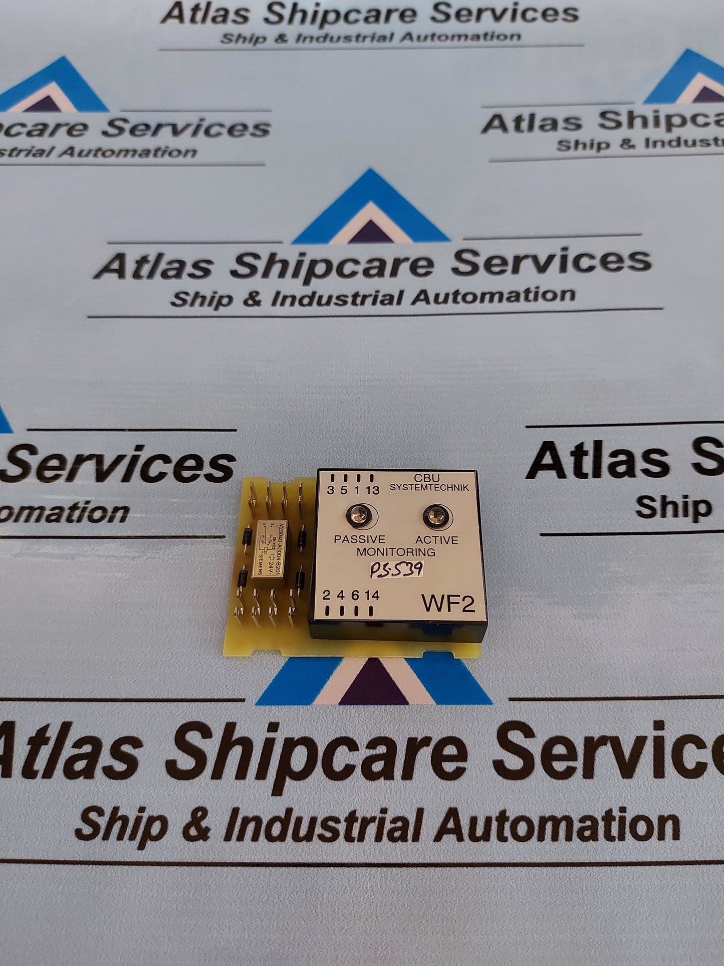 CBU-SYSTEMTECHNIK RSP-WF2-S OVERSPEED SHUT-DOWN MONITORING BOARD