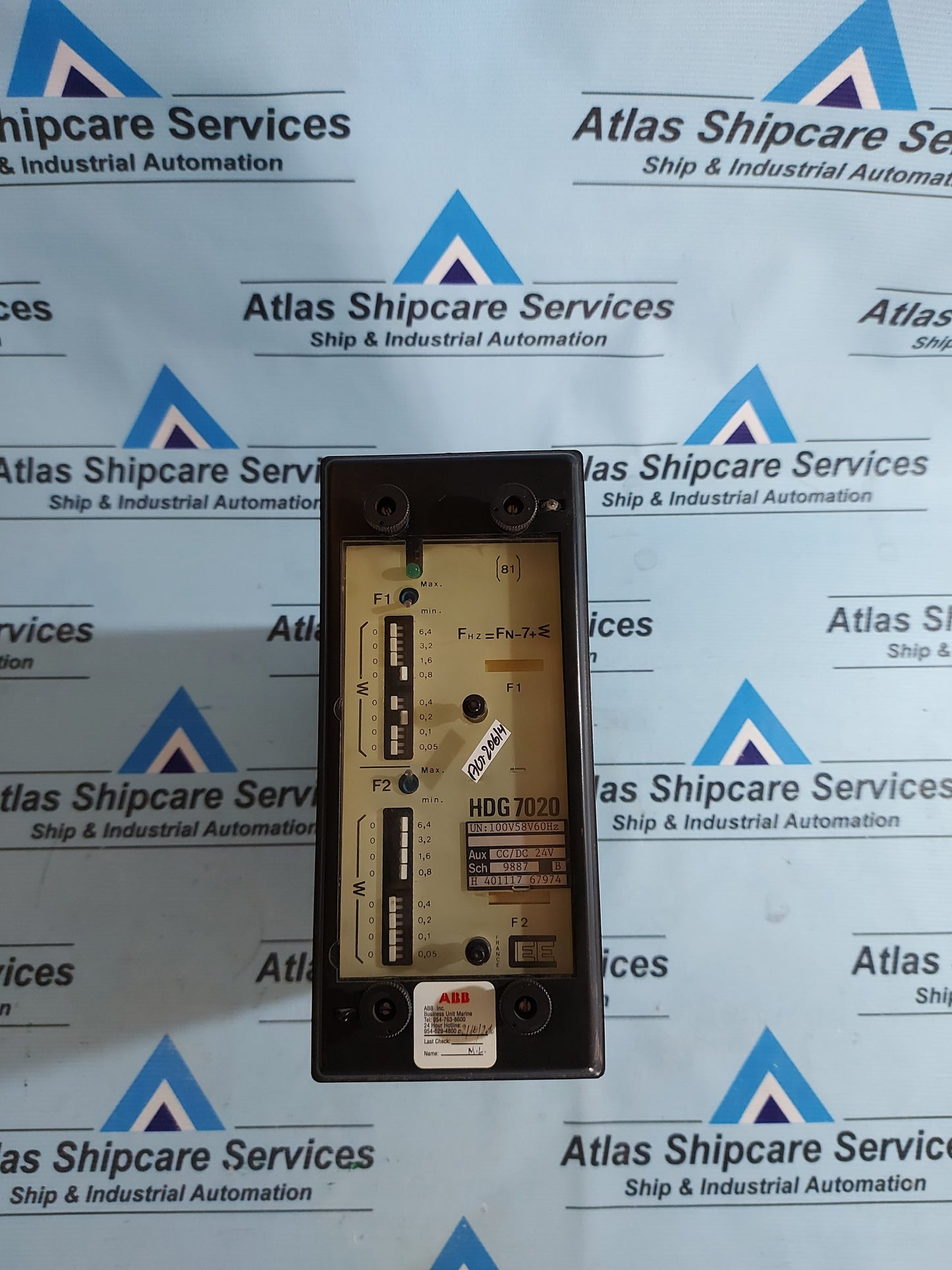 CEE HDG 7020 FREQUENCY RELAY 9887 B AG206