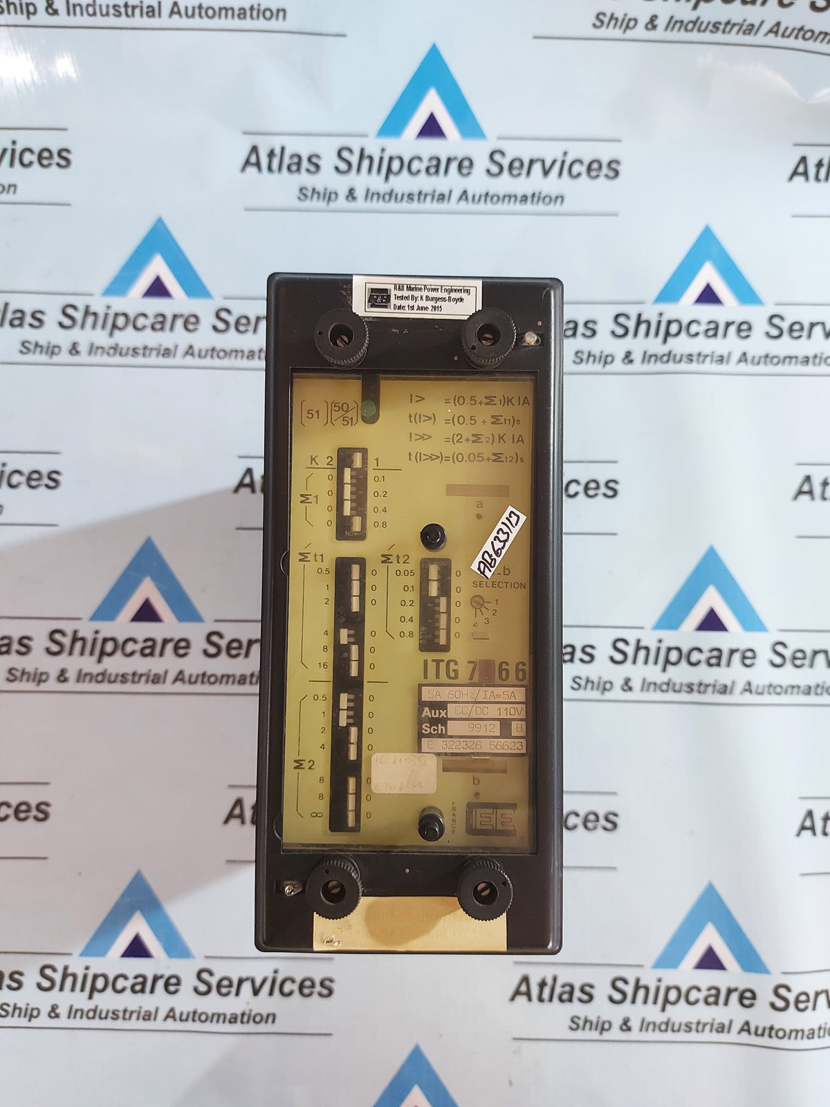 CEE ITG 7166 PHASE & EARTH OVERCURRENT RELAY – Atlas Shipcare Services