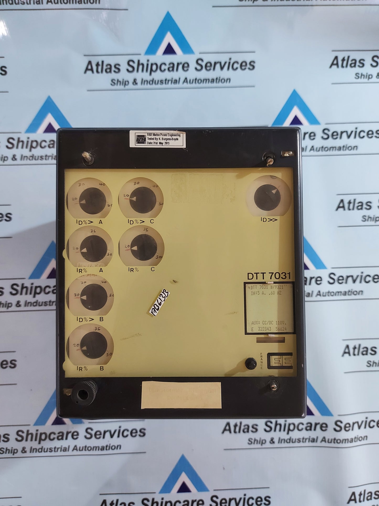 CEE RELAY DTT 7031 TRANSFORMER DIFFERENTIAL PROTECTION RELAY