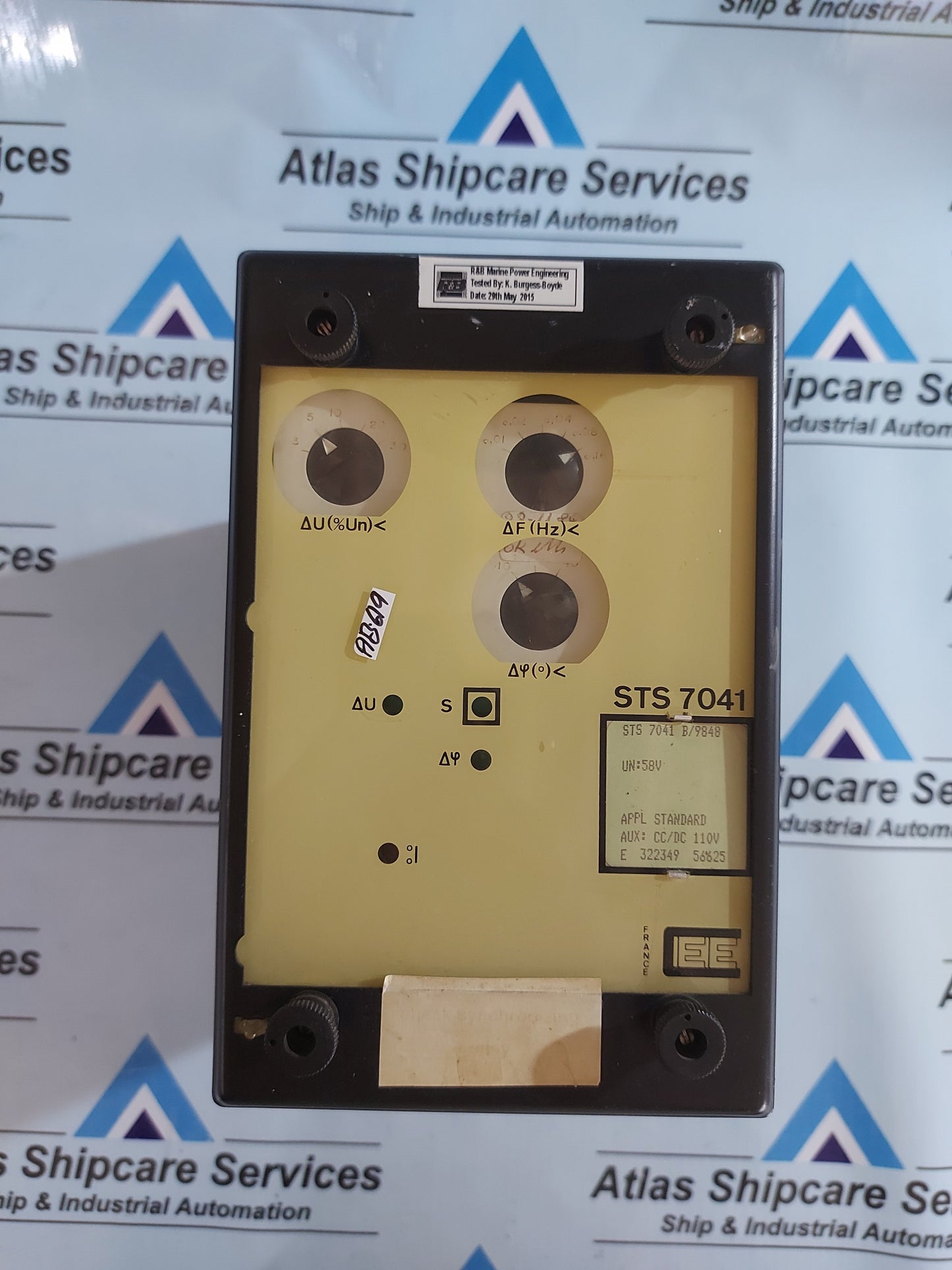 CEE STS 7041 CHECK SYNCHRONIZING RELAY ST 7041 B/9848