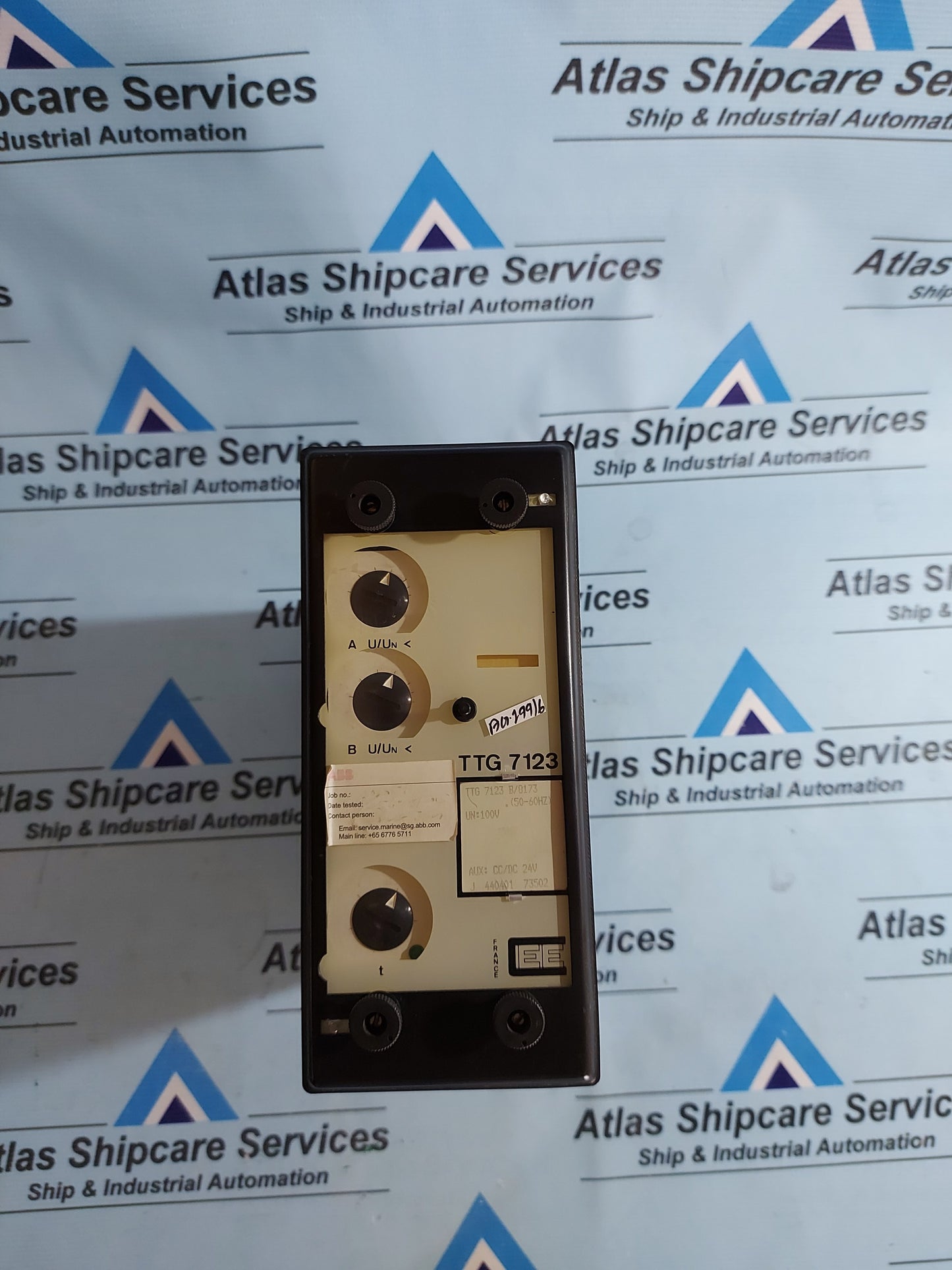 CEE TTG 7123 UNDERVOLTAGE RELAY AG199