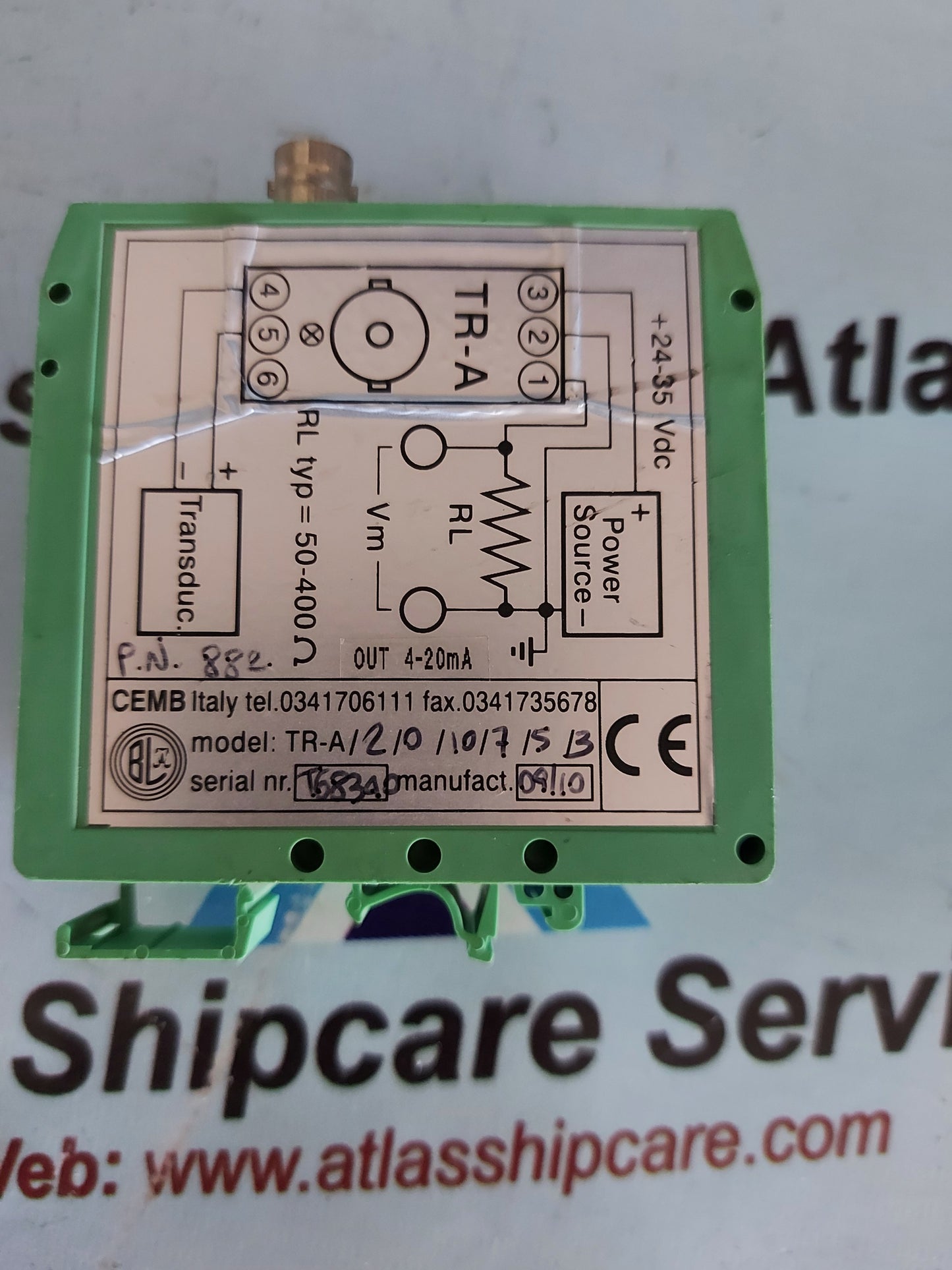 CEMB TR-A Vibration Monitoring