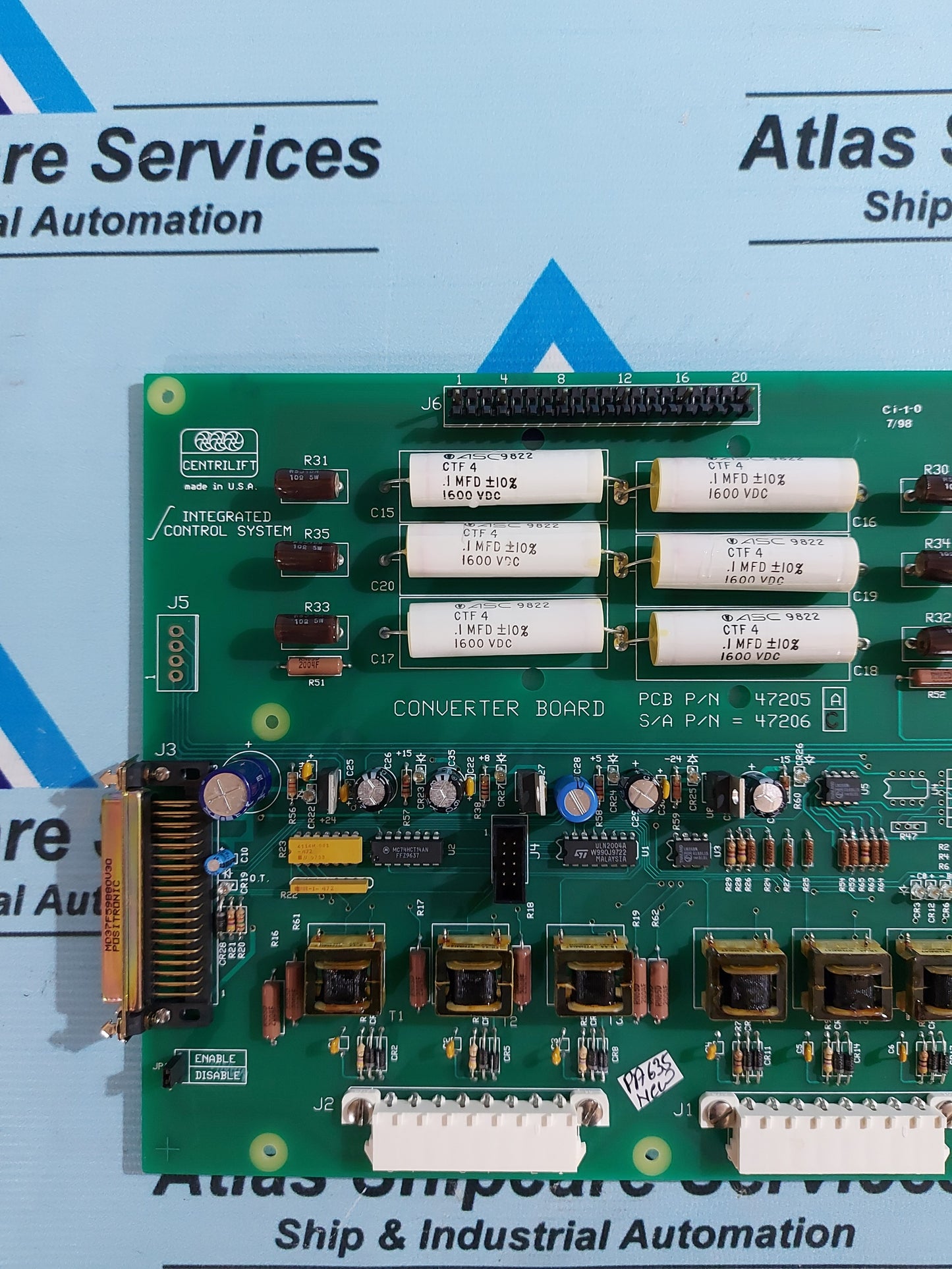 CENTRILIFT 47205 A CONVERTER BOARD