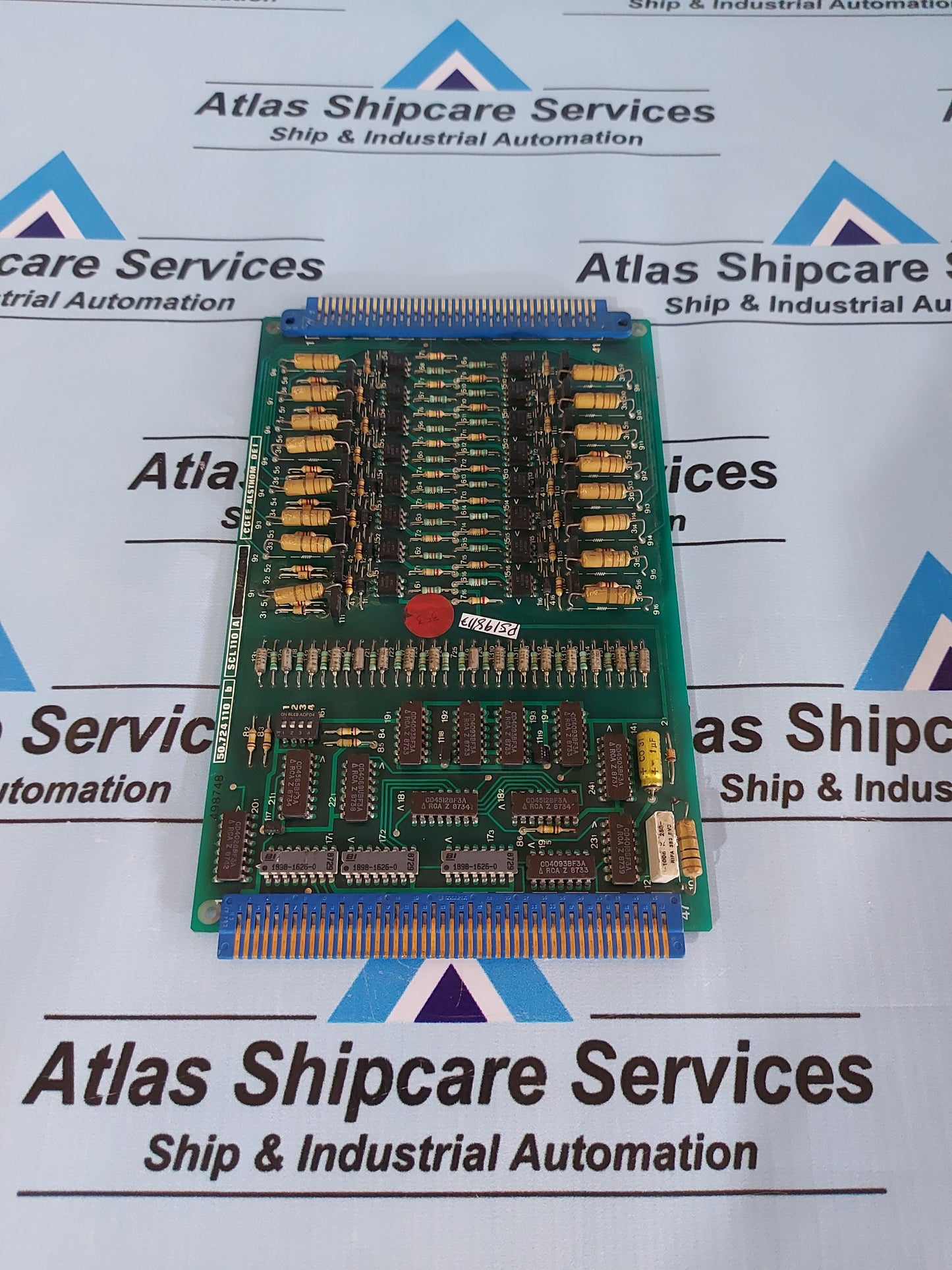 CGEE ALSTHOM DEI SCL 110 A 50.724 110 B PCB CARD