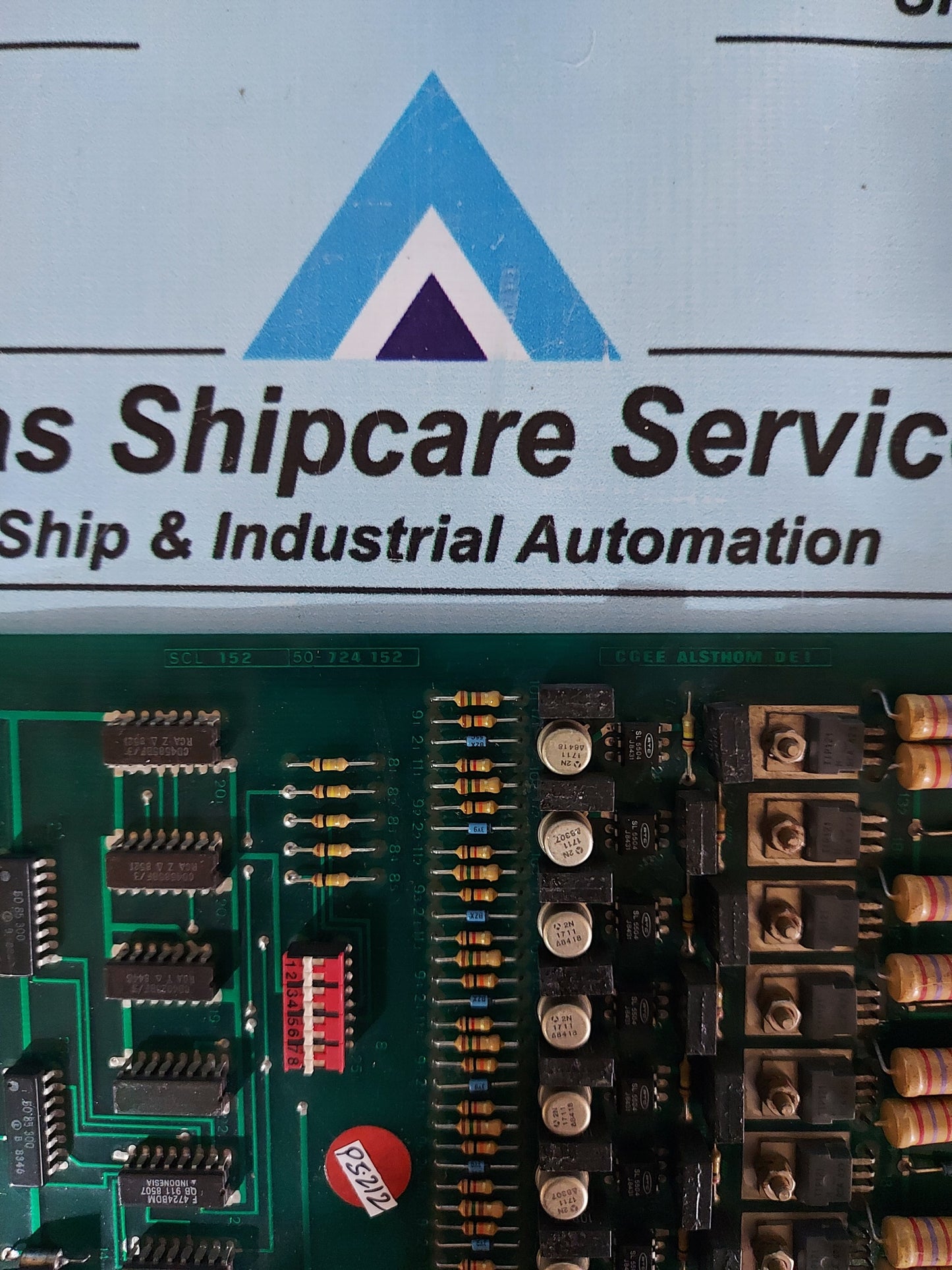 CGEE ALSTHOM DEI SCL 152 50.724 152 PCB CARD