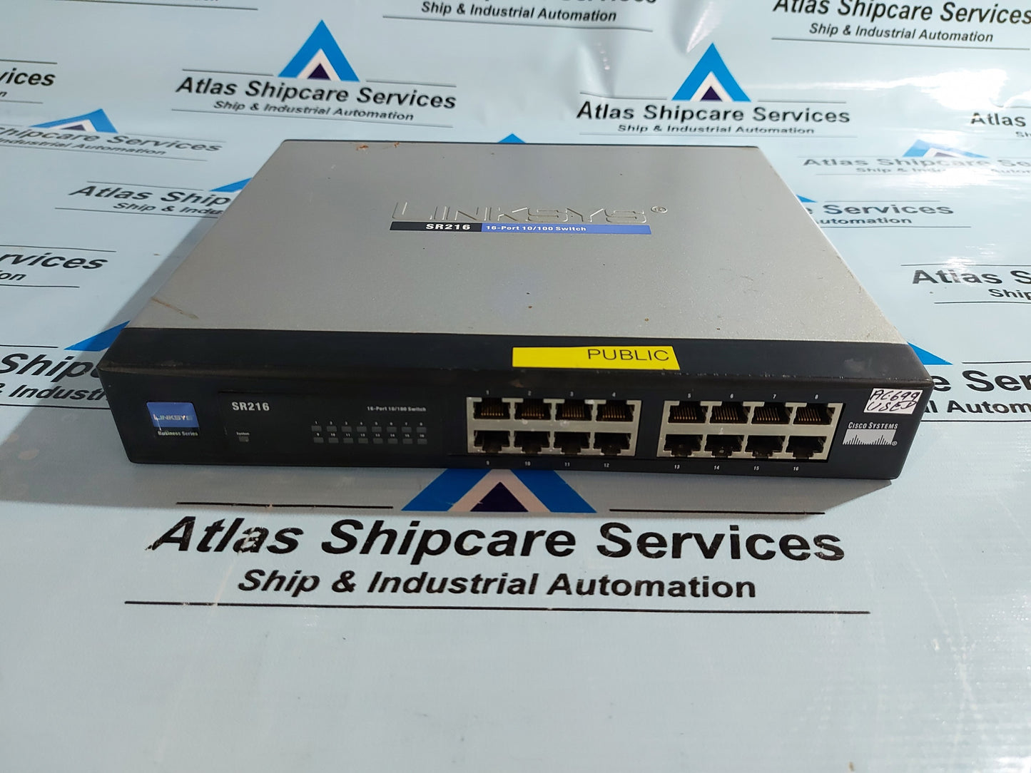 CISCO SYSTEMS LINKSYS SR216 16-PORT 10/100 ETHERNET SWITCH