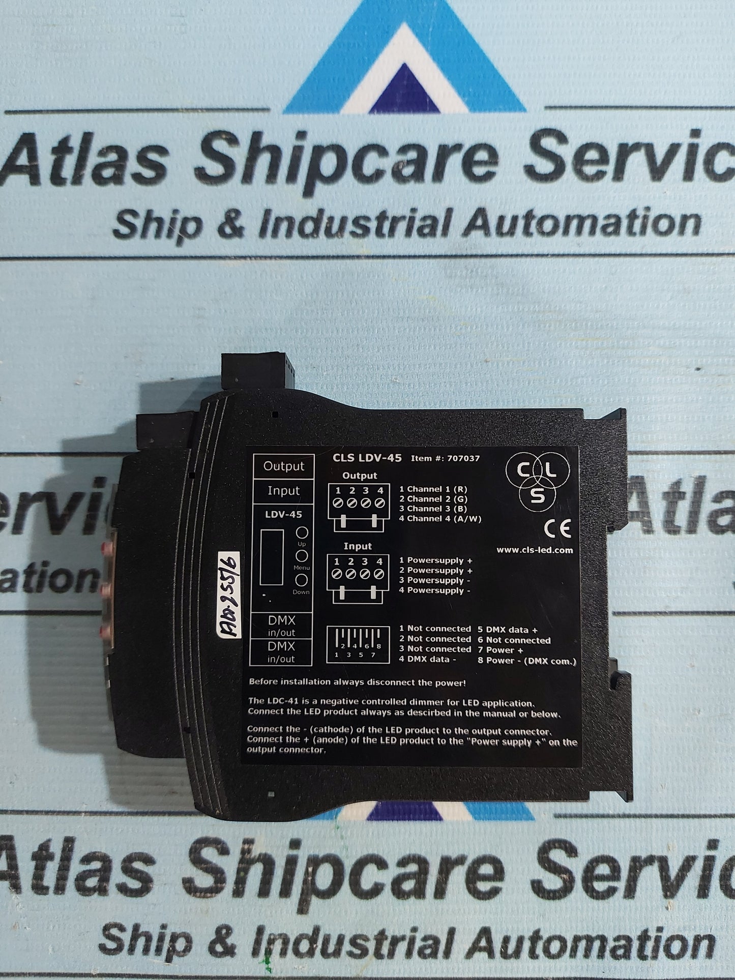 CLS LDV-45 DMX CONTROLLABLE LED DIMMER OF 4 CHANNEL AG255