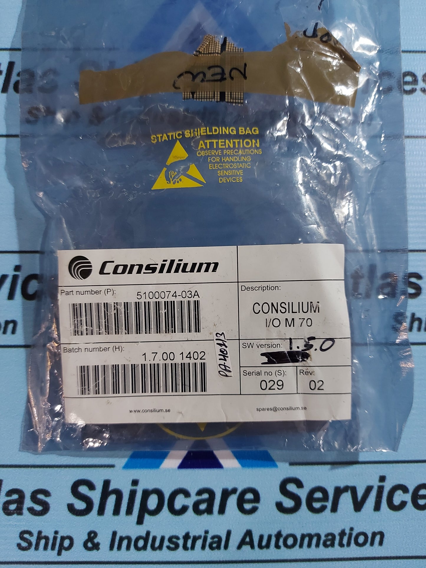 CONSILIUM I/O M70 5100074-03A REV.02 MODULE