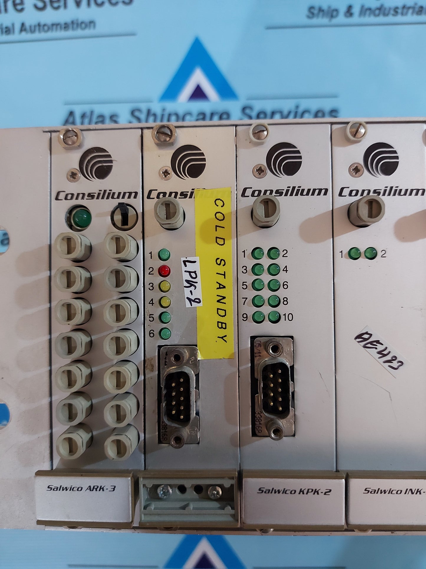 CONSILUM SALWICO CS3000 FIRE ALARM CONTROL PANEL BPM-2 R3