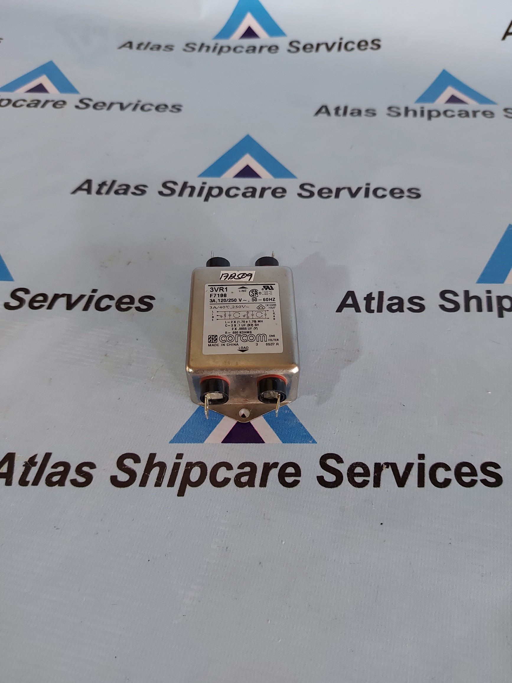 CORCOM 3VR1 EMI RFI POWER LINE FILTER 3A 120/250V~ 5060Hz