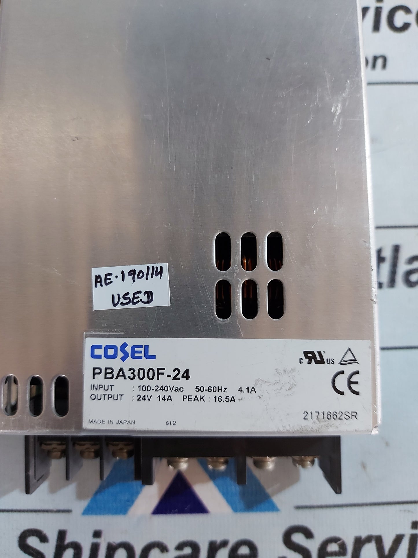 COSEL PBA300F-24 SWITCHING POWER SUPPLY