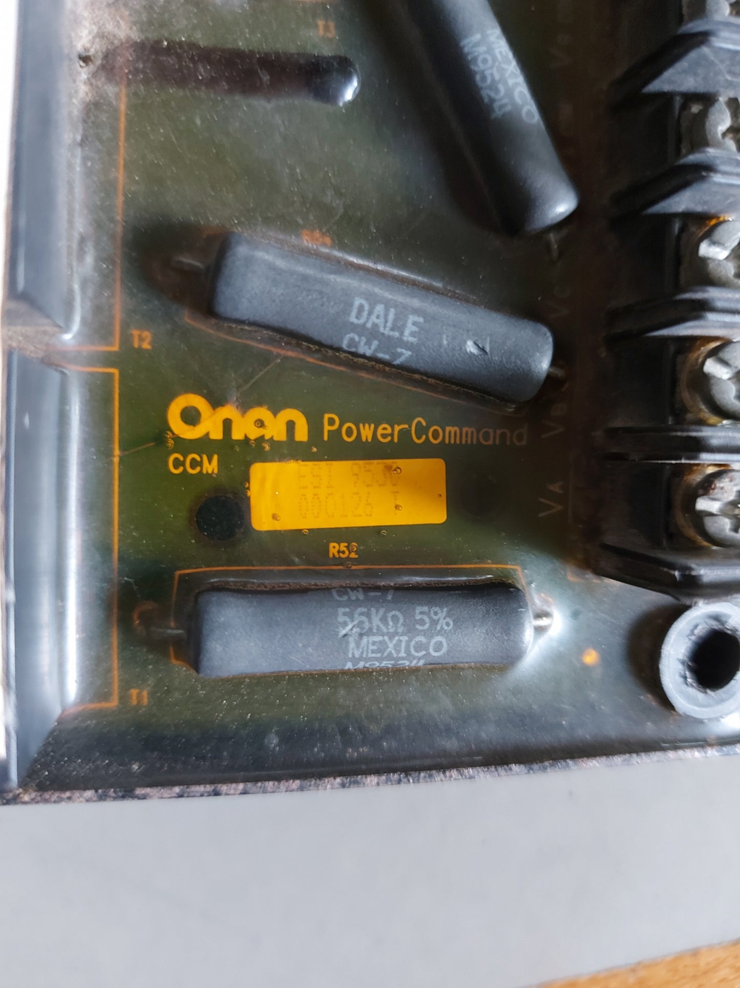 CUMMINS ONAN 300-4605 POWER COMMAND PCC CONTROL BOARD