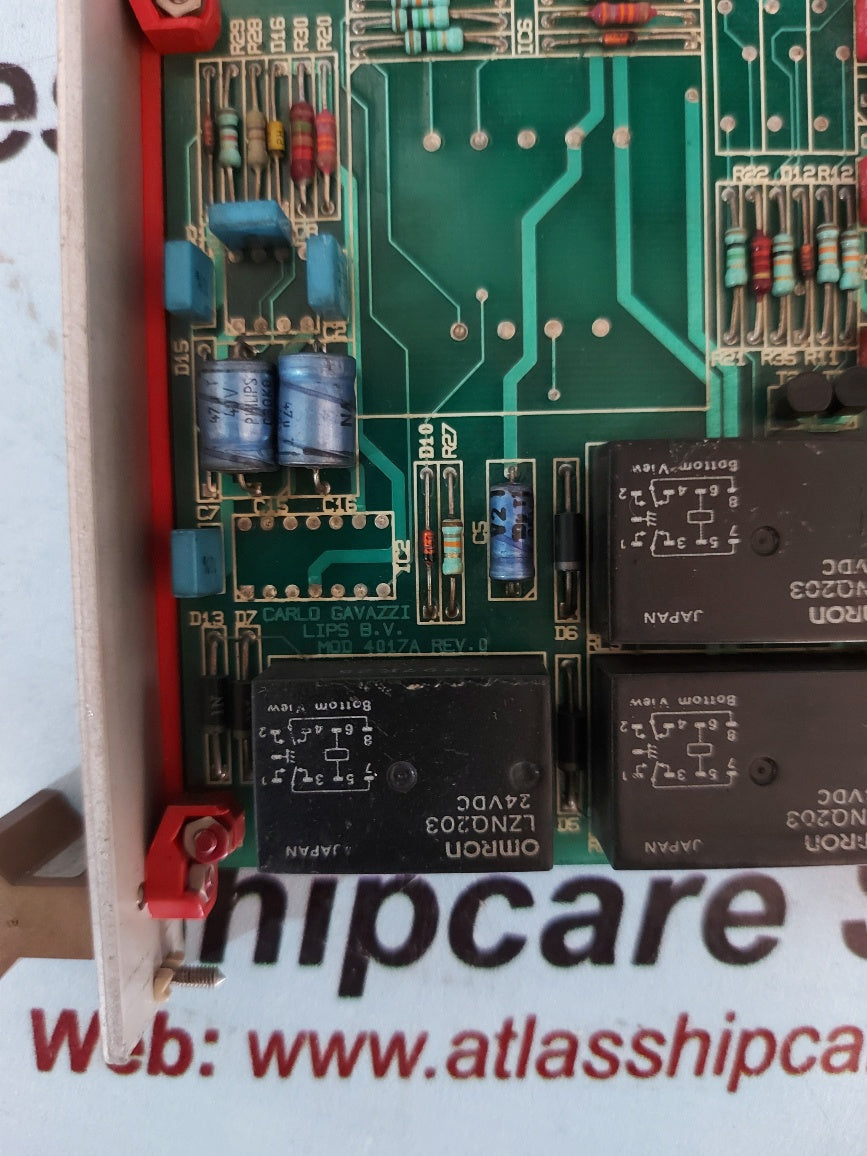 Carlo Gavazzi 4017A-0 Lips B.V. MOD 4017A REV.0 Interface Pcb Card