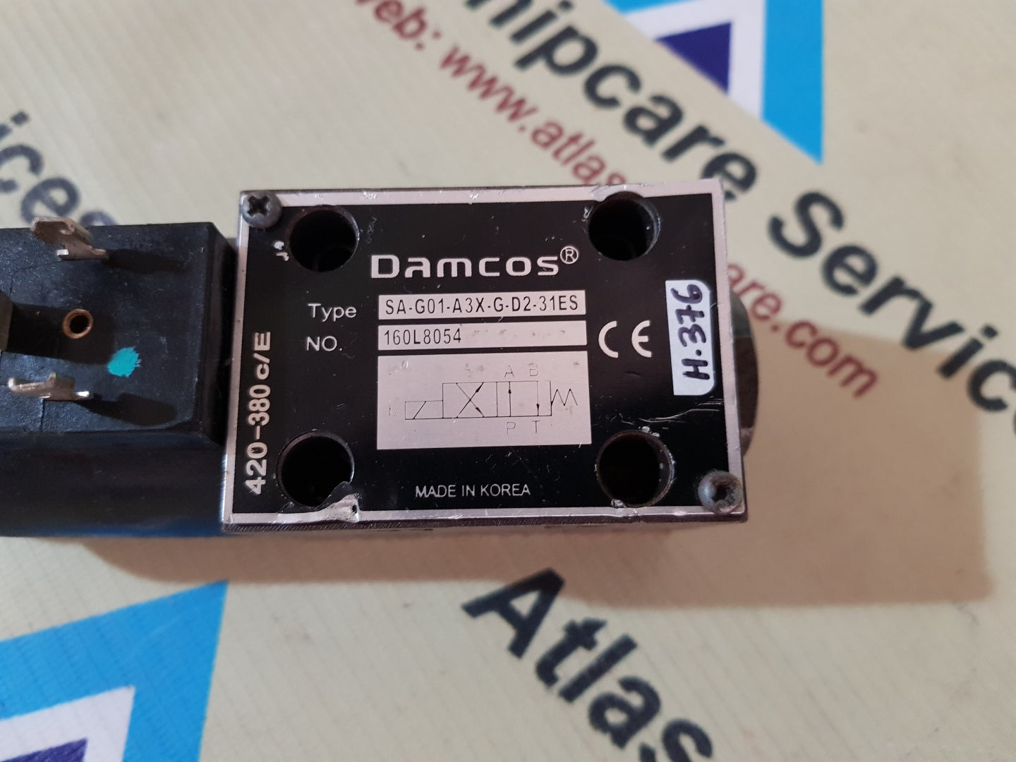 DAMCOS SA-G01-A3X-G-D2-31ES SOLENOID VLAVE H376