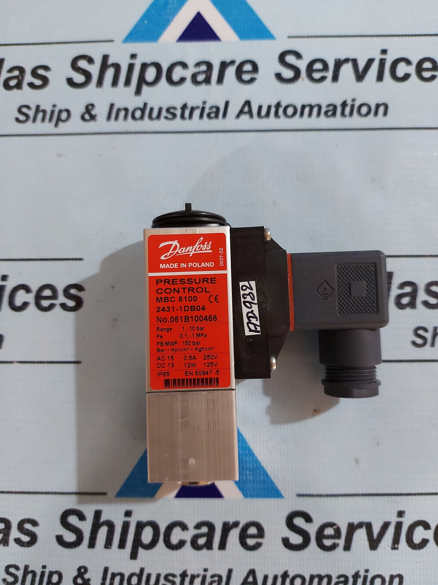 DANFOSS 061B100466 MBC 5100 2431-1DB04 PRESSURE SWITCH