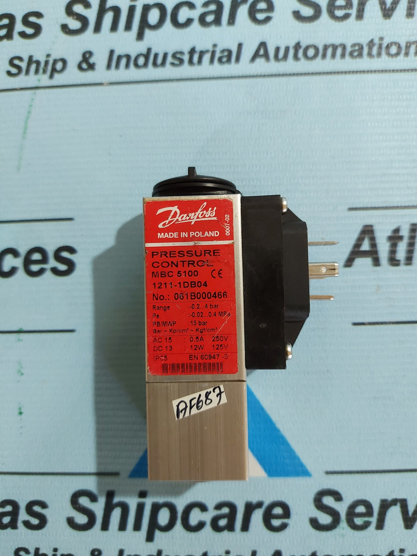 DANFOSS MBC 5100 1211-1DB04 PRESSURE SWITCH