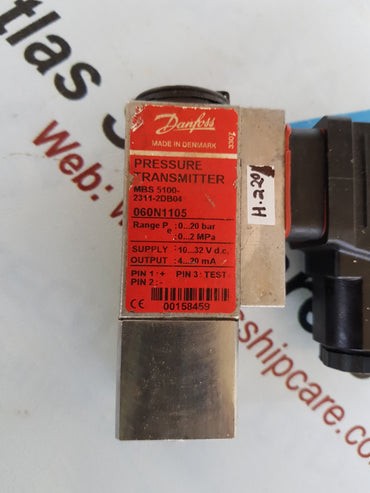 DANFOSS MBS 5100-2311-2DB04 PRESSURE TRANSMITTER H220