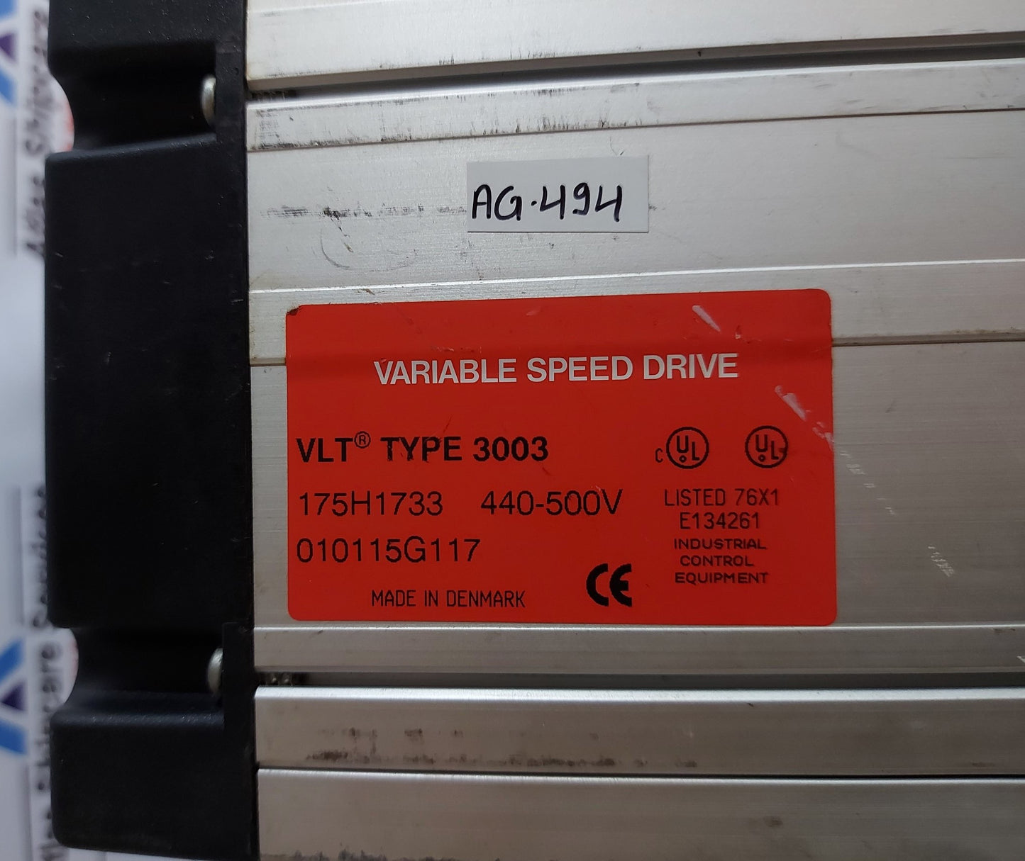 DANFOSS VARIABLE SPEED DRIVE 175H1733 VLT 3003 AG494