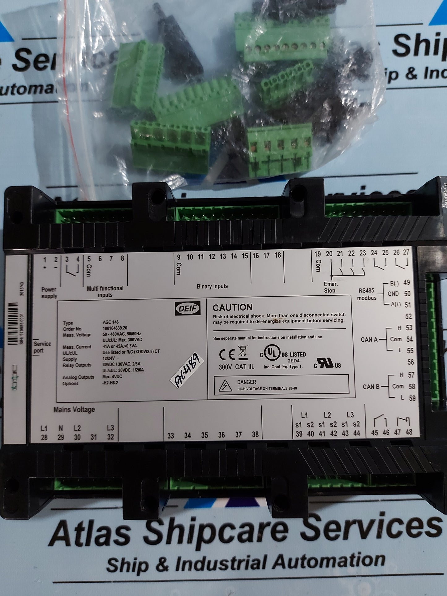 DEIF AGC 146 ADVANCED GENSET CONTROLLER