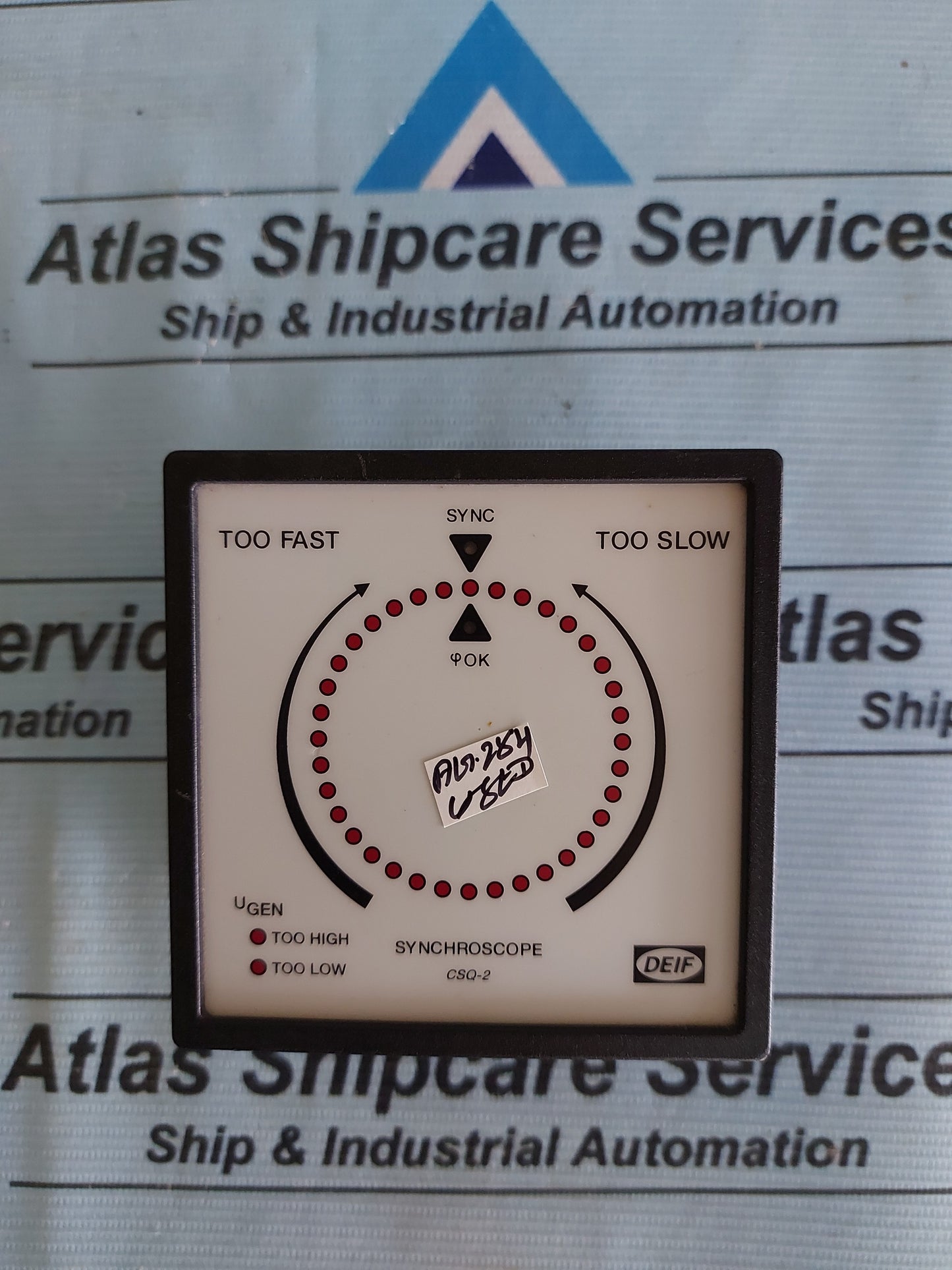 DEIF CSQ-2 MARINE SYNCHROSCOPE RELAY 115V AG284