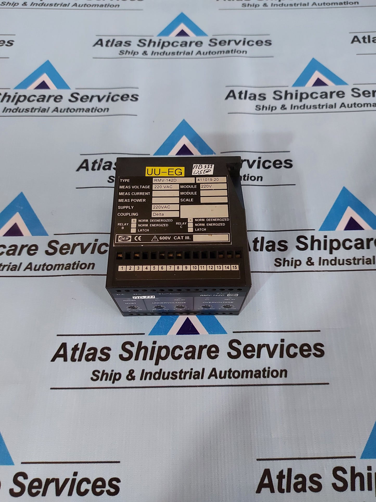 DEIF RMV-142D VOLTAGE RELAY 411019.20