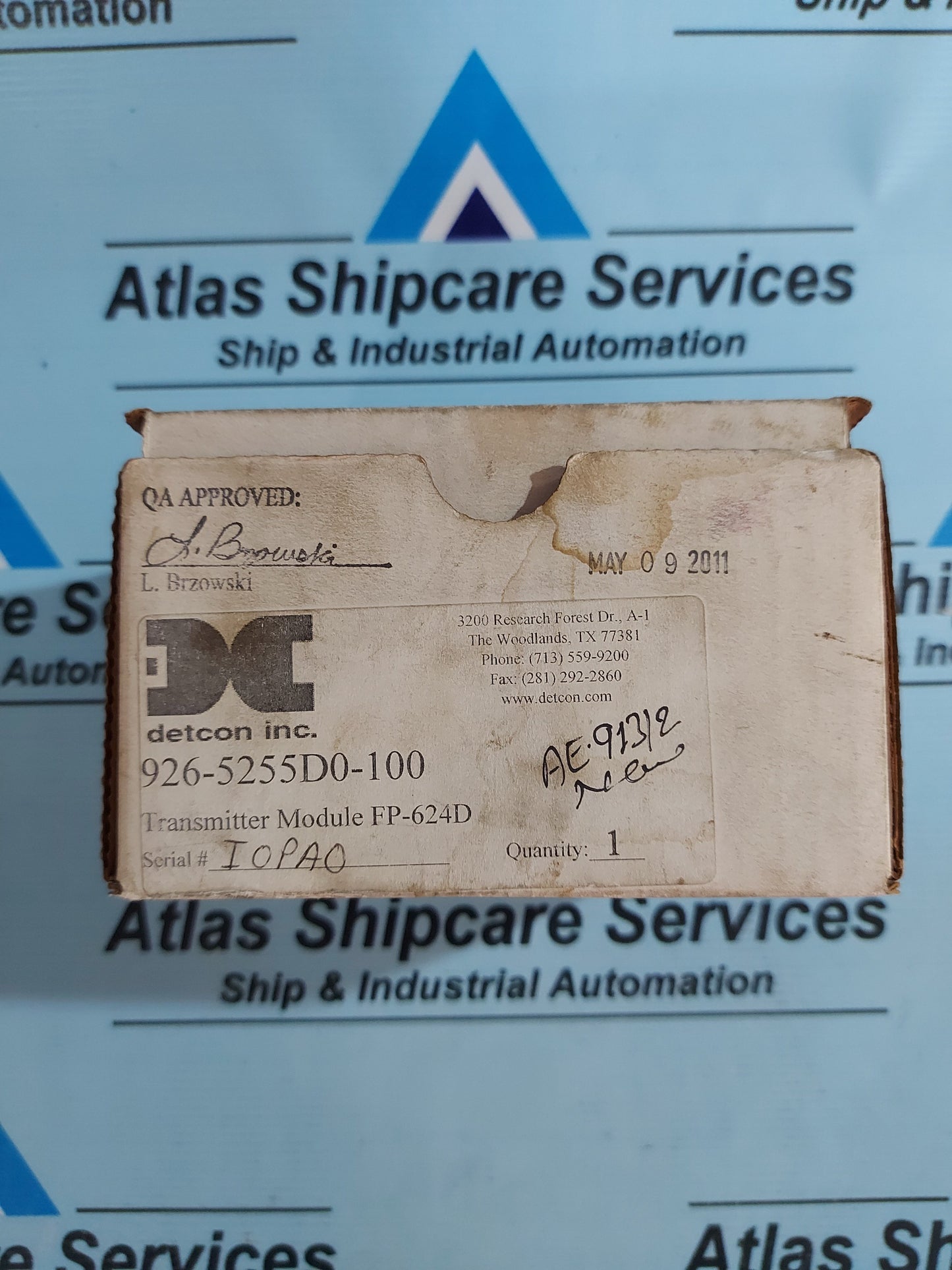 DETCON FP-624D MICROSAFE LEL GAS SENSOR