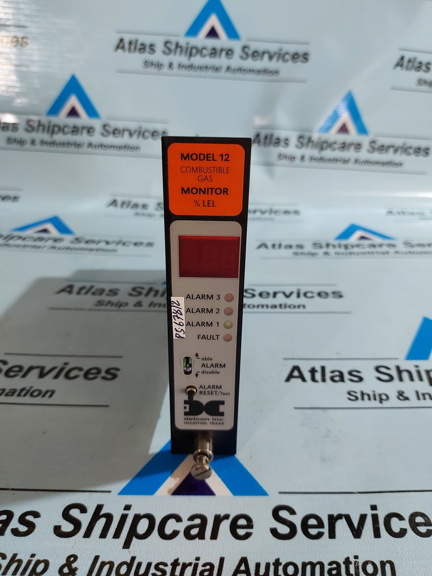 DETCON MODEL 12 COMBUSTIBLE GAS MONITOR 500-01952-1