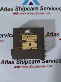 DEUTA WERKE BR6OYD CONTROL RELAY