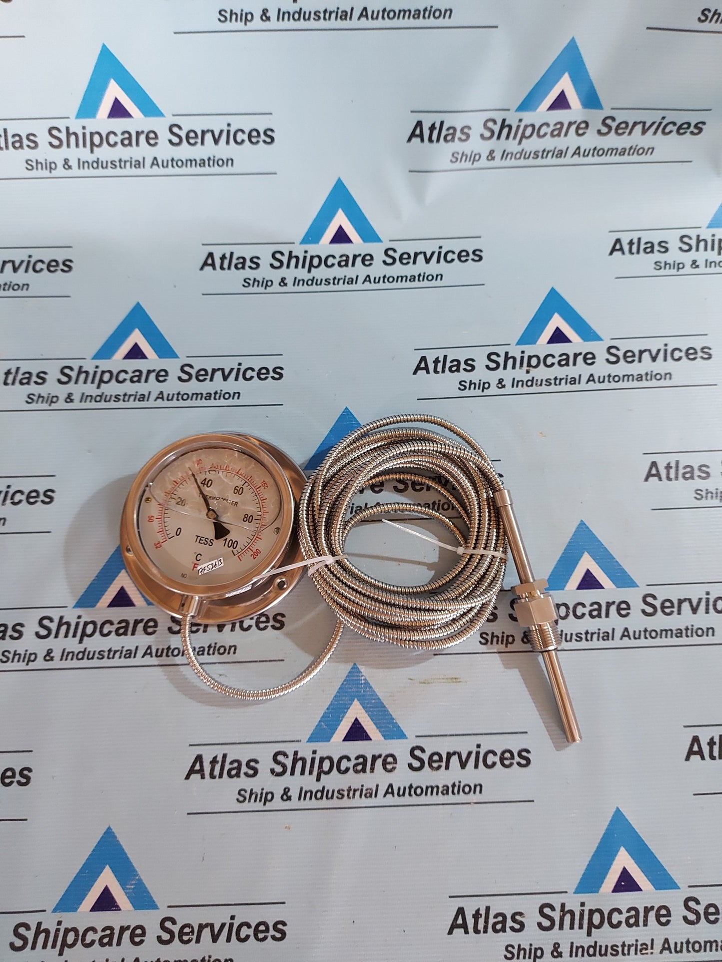 DIAL THERMOMETER FOR REMOTE READING (0-100'C)