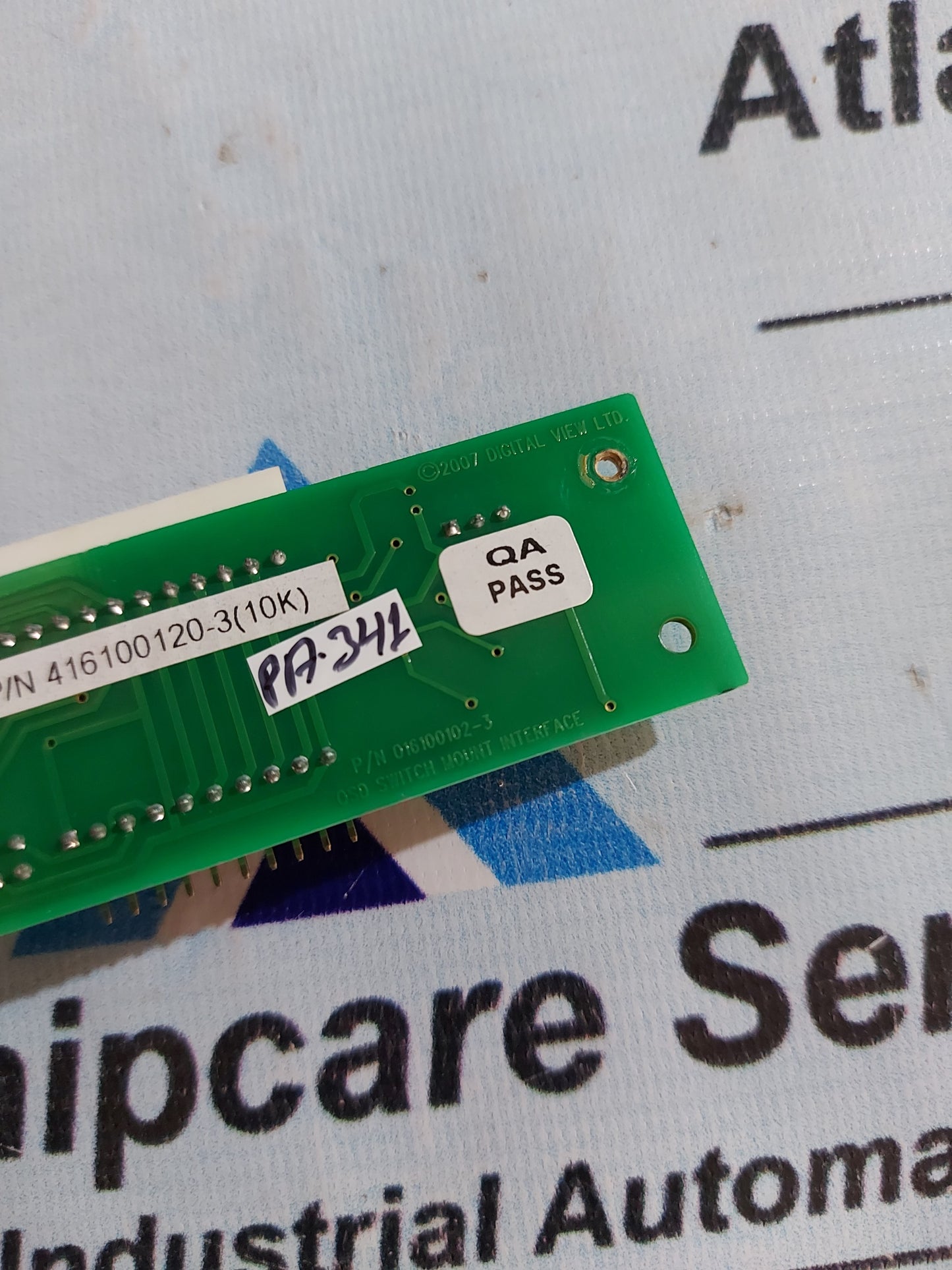 DIGITAL VIEW 016100102-3 OSD SWITCH MOUNT INTERFACE