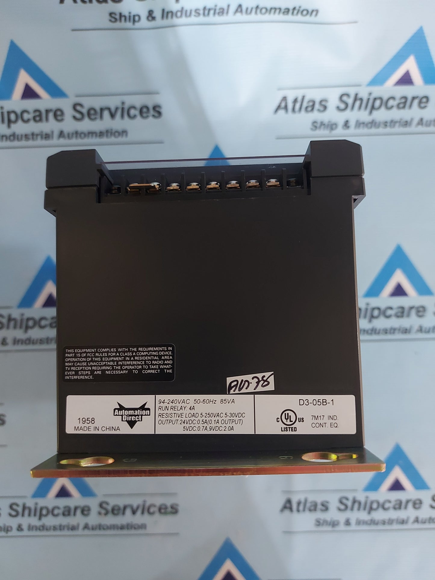 DIRECT LOGIC D3-05B-1 5 SLOT RACK AG78