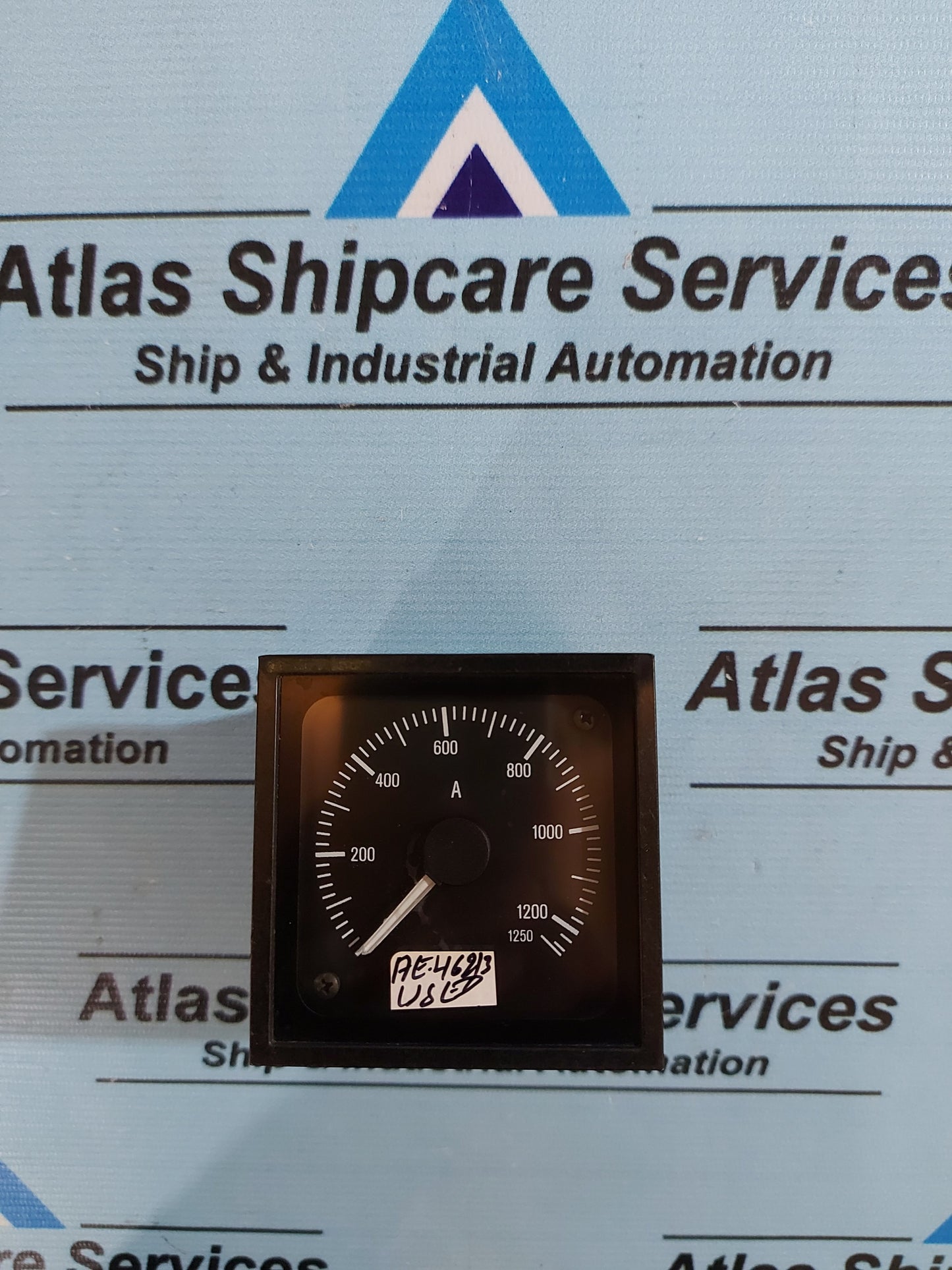 DR. E.HORN AMP METER 0-1250A EAD 72x72 S5-41 005 A0B