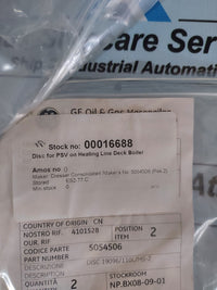 DRESSER CONSOLIDATED PVS ON HEATING LINE DECK BOILER