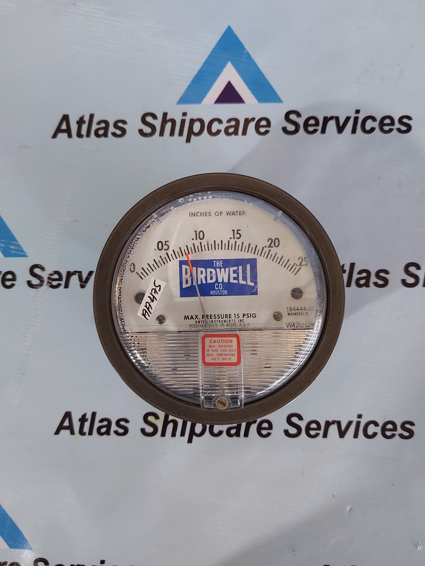 DWYER 194444-00 MAGNEHELIC DIFFERENTIAL PRESSURE GAUGE – Atlas Shipcare ...