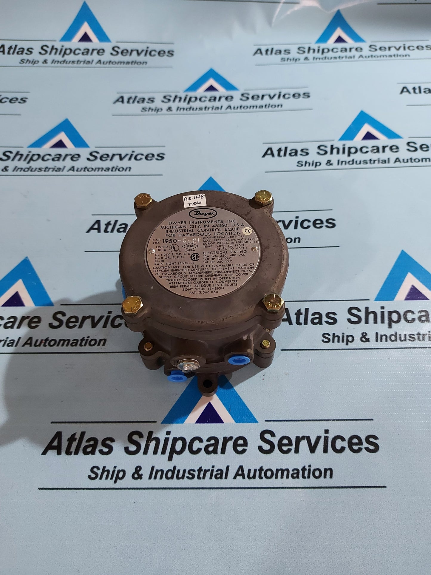 DWYER 1950-5-2F EXPLOSION-PROOF DIFFERENTIAL PRESSURE SWITCH