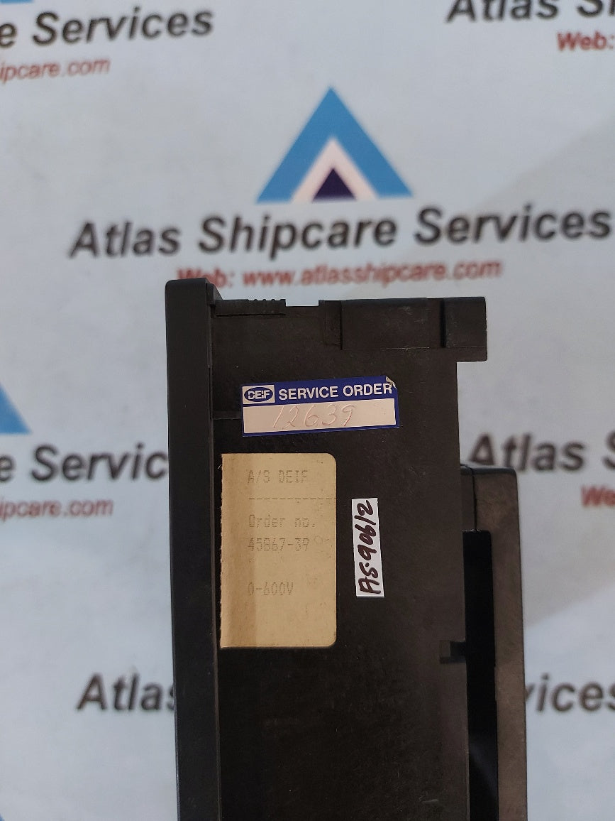 Deif 0-600V Voltage Meter