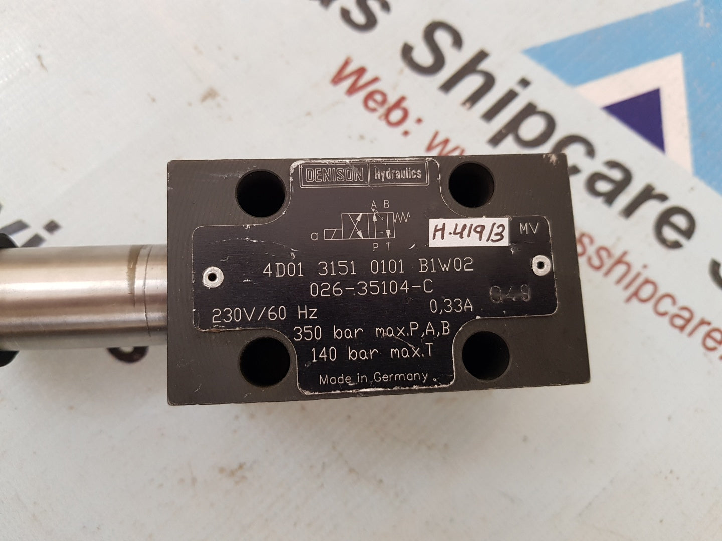 Denison Hydraulic 4D01-3151-0101-B1W02-026-35104-C H419