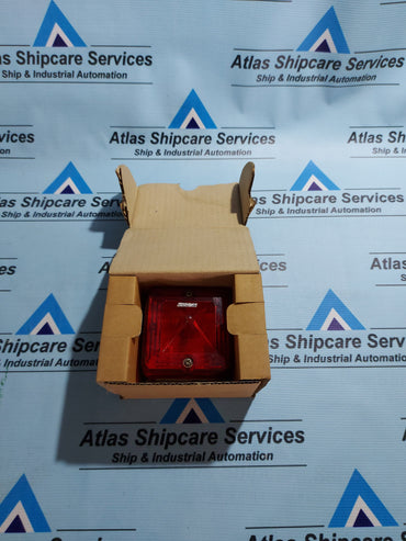E2S L101AC230 R/R RED FLASHING BEACON SURFACE MOUNT