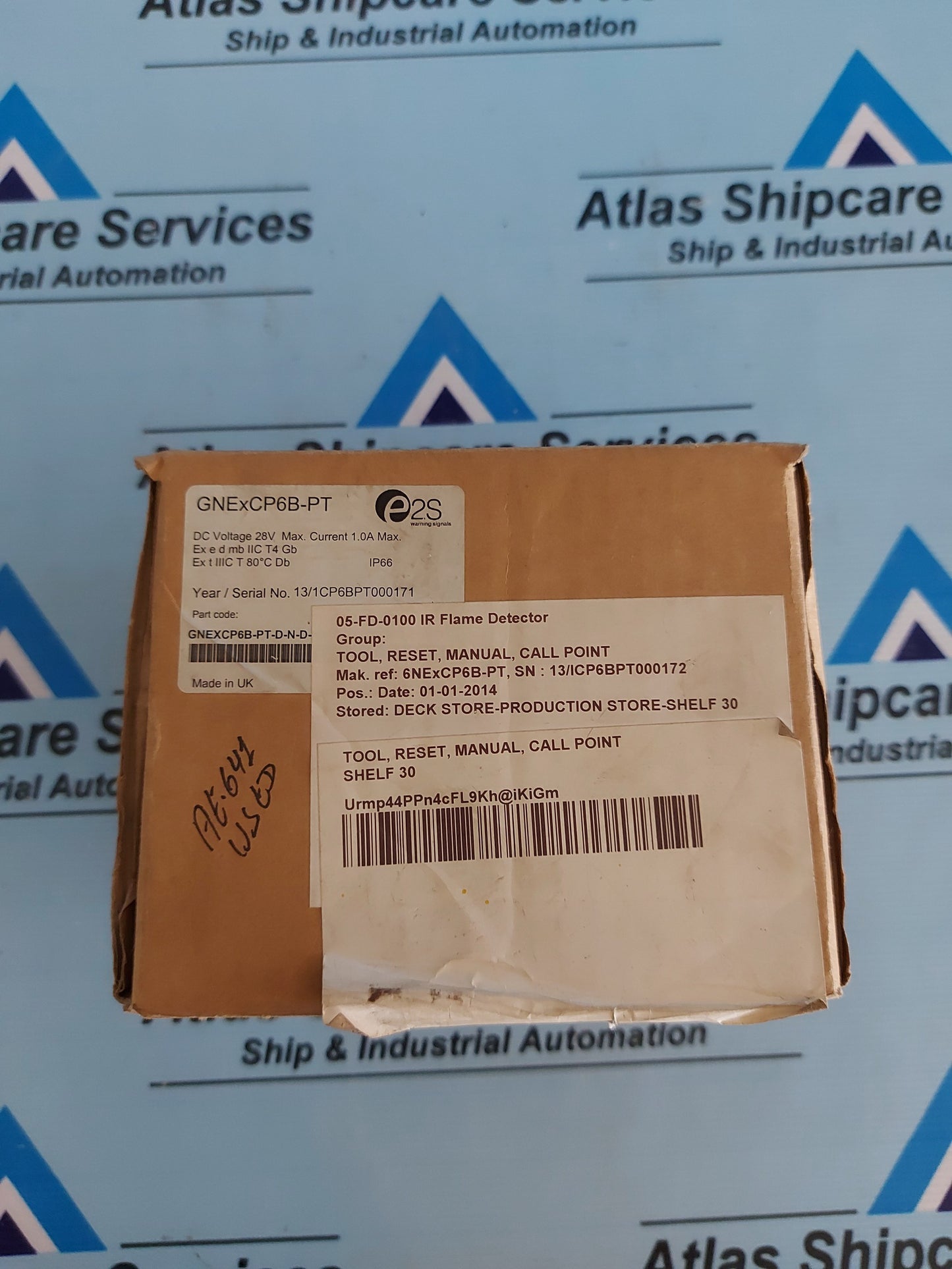 E2S/EUROPEAN SAFETY SYSTEMS GNExCP6B-PT MANUAL CALL POINT