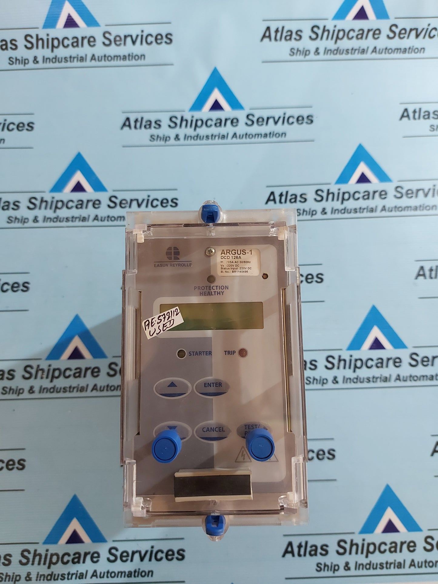 EASUN REYROLLE ARGUS-1 DCD 126A OVERCURRENT PROTECTION RELAY