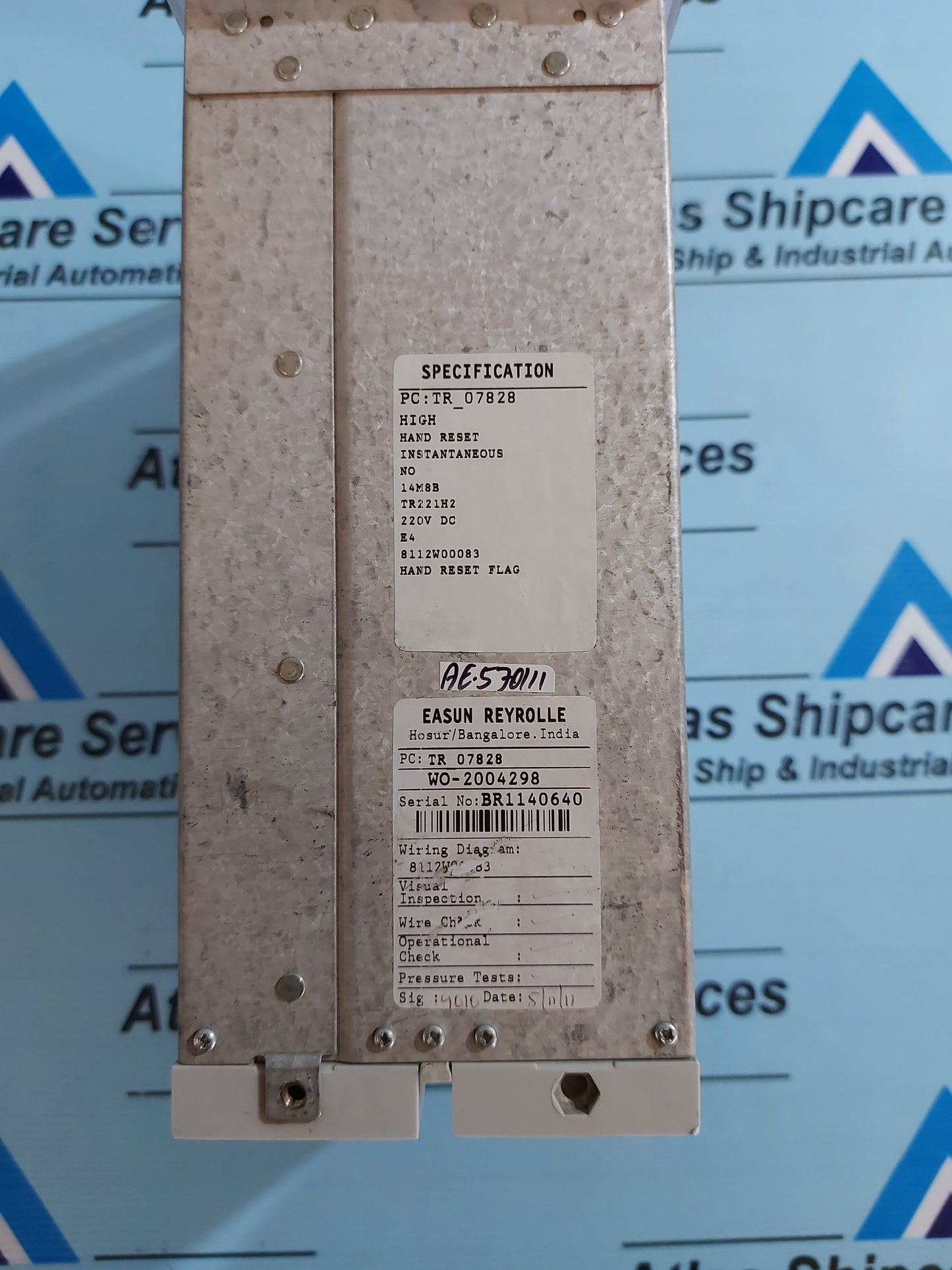 EASUN REYROLLE TR221H2 HIGH SPEED TRIPPING RELAY