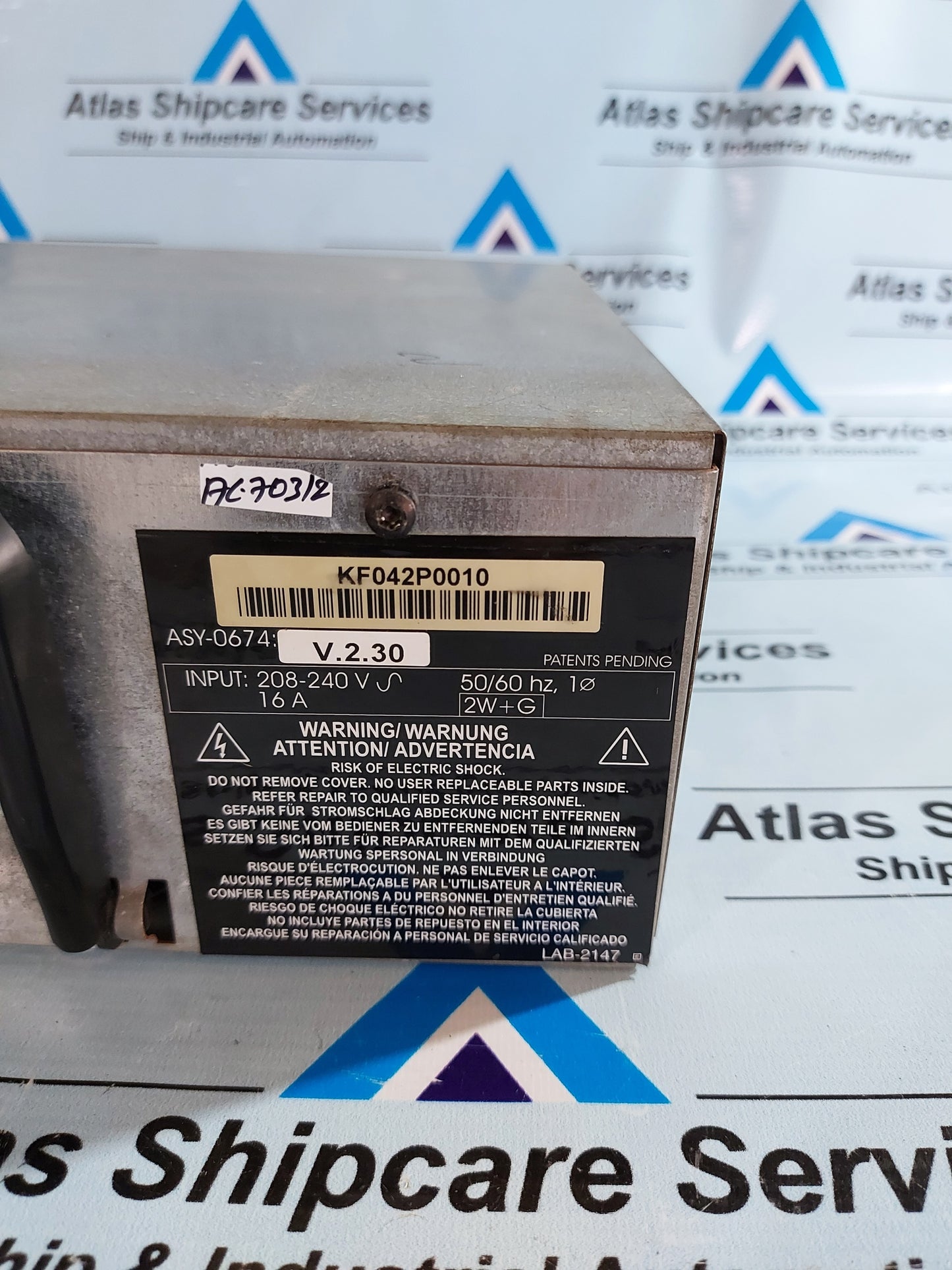 EATON CORPORATION ASY-0674 16 Amp CHARGER MODULE