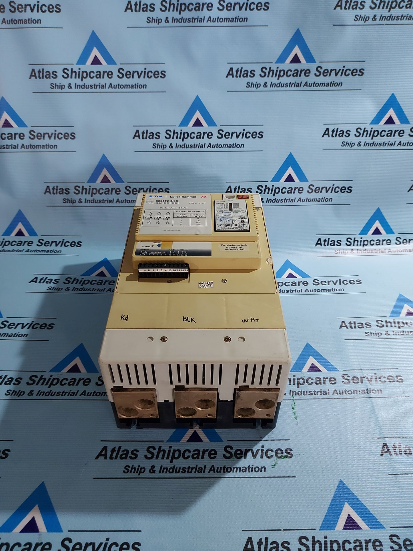 EATON CUTLER-HAMMER S801T24N3S SOFT STARTER 240 AMPS REV.02
