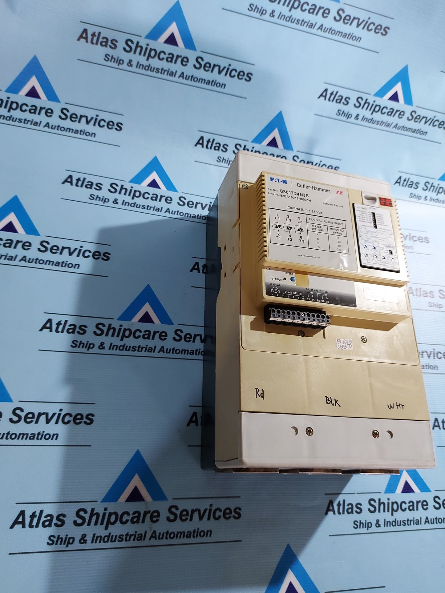 EATON CUTLER-HAMMER S801T24N3S SOFT STARTER 240 AMPS REV.02