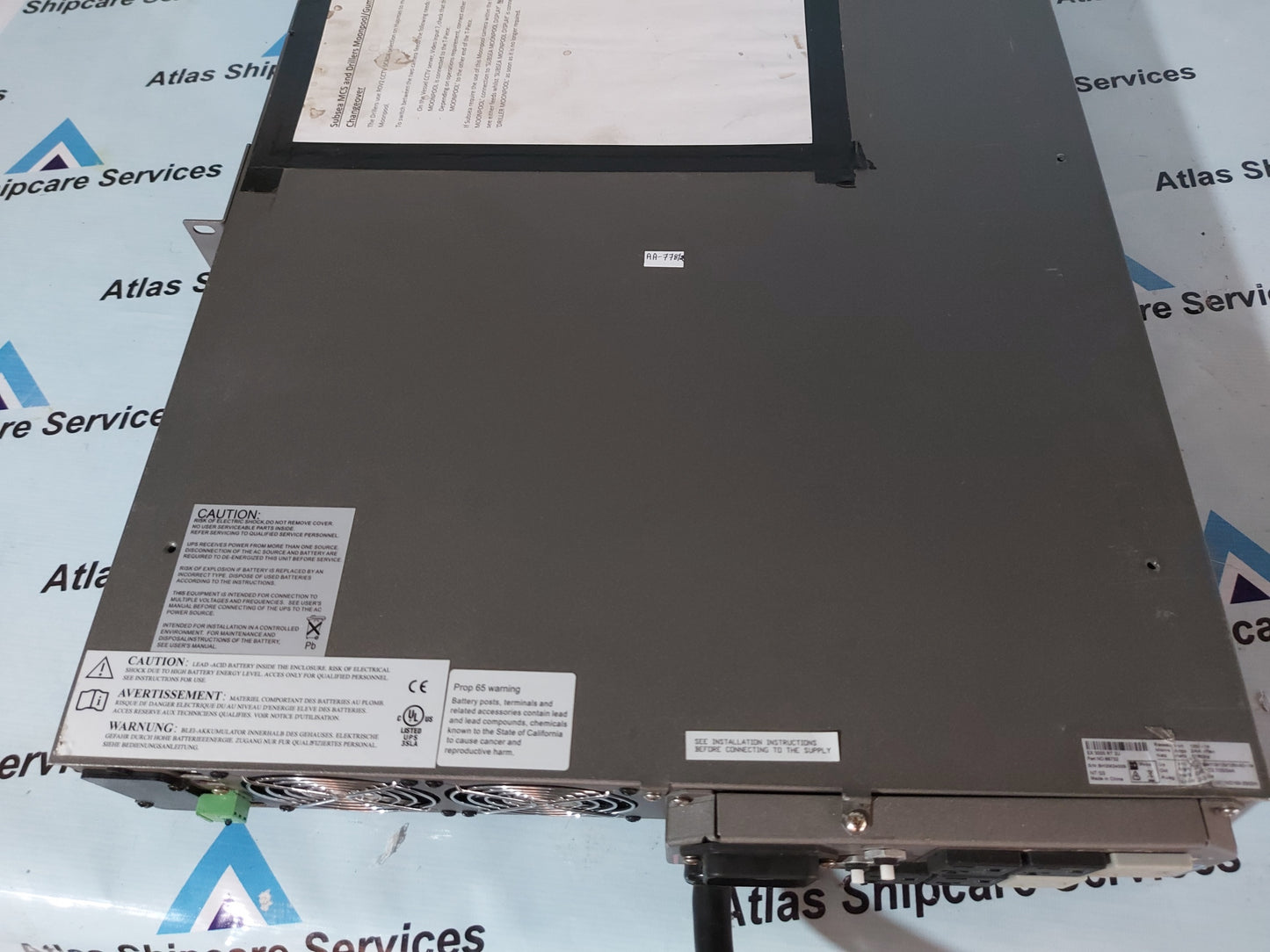 EATON EX 3000 RT 2U 120V UNINTERRUPTIBLE POWER SUPPLY