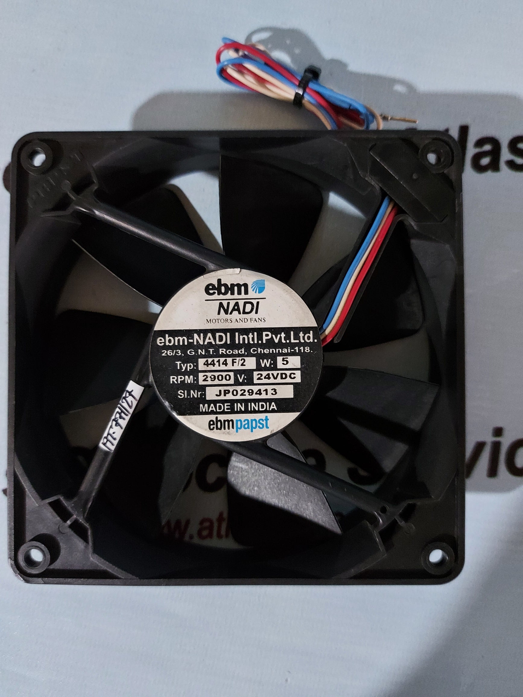 EBM PAPST 4414 F/2 AXIAL FAN 24VDC 5W – Atlas Shipcare Services